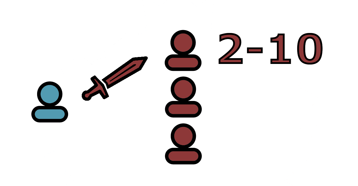 Number cards 2 to 10